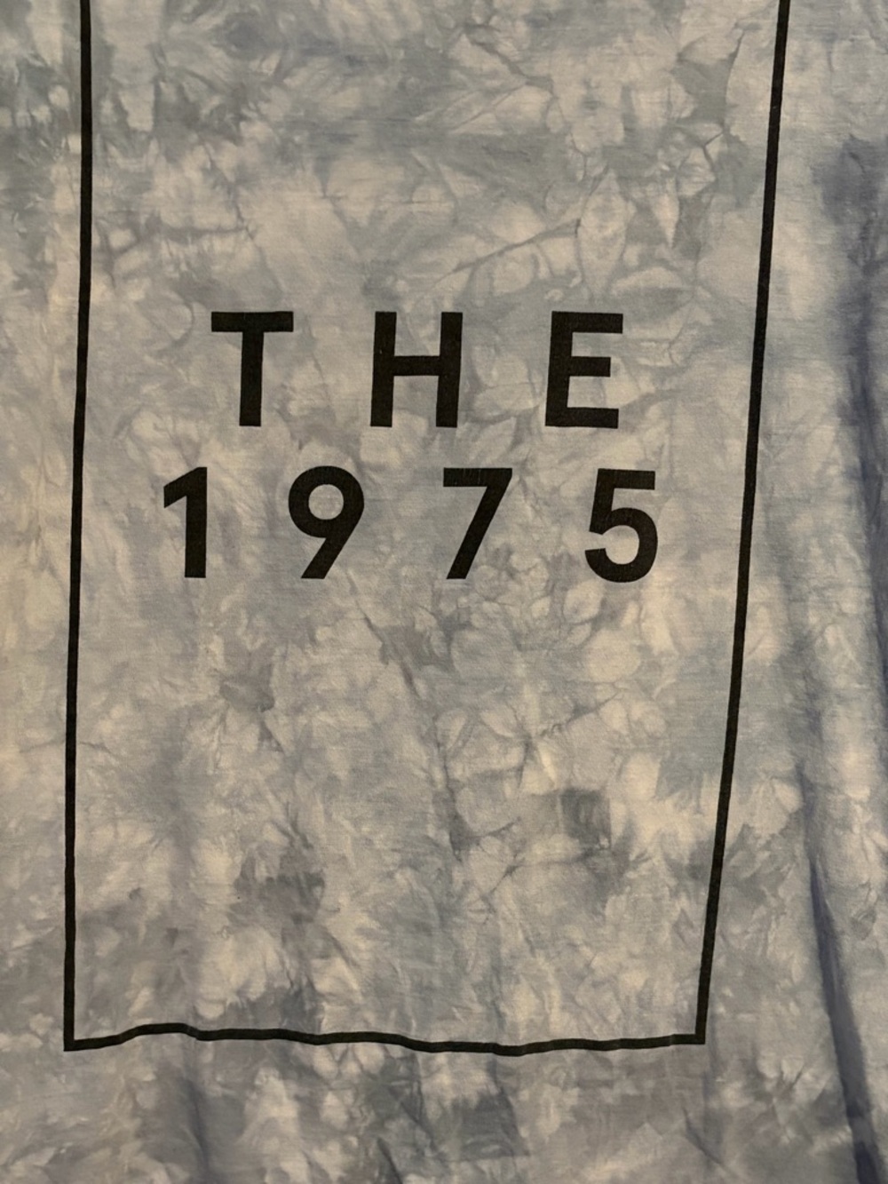 The 1975 Tie Dye Graphic Tee Blue Band Shirt-Size Large - Picture 2 of 3